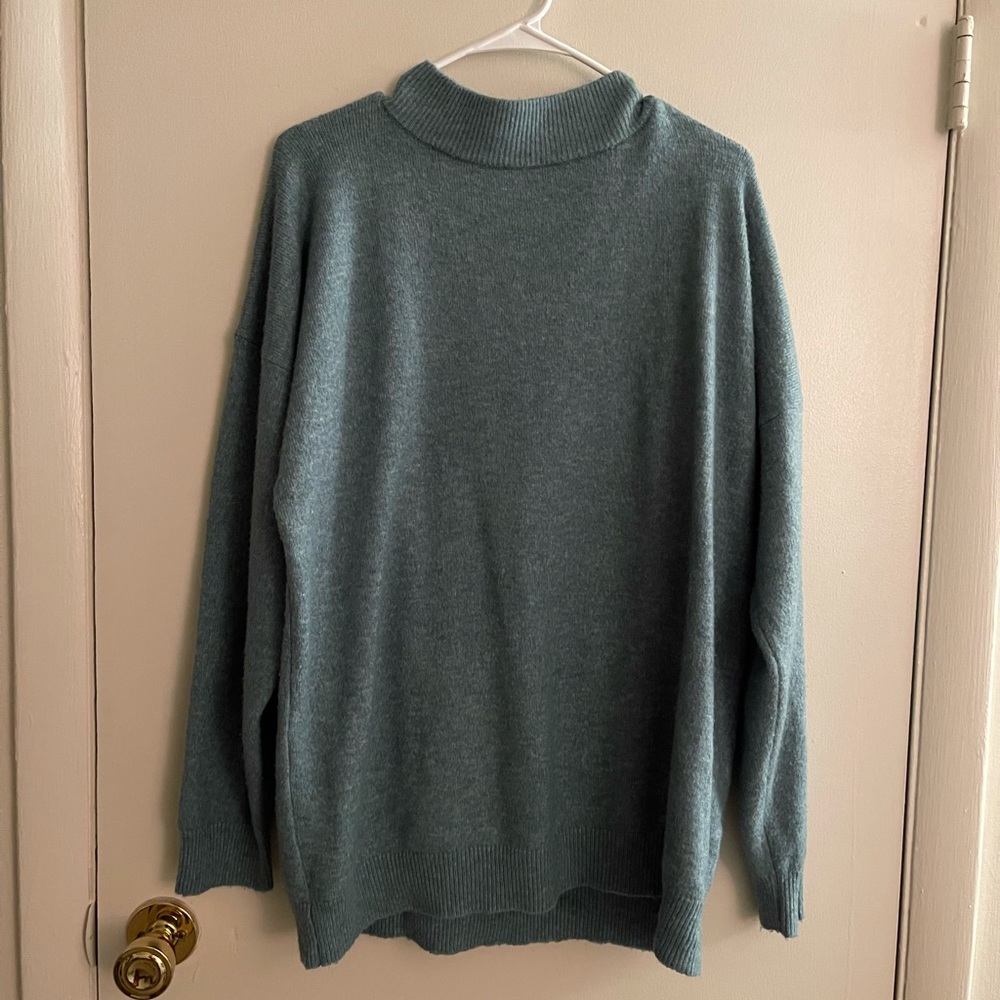 Universal thread teal oversized sweater